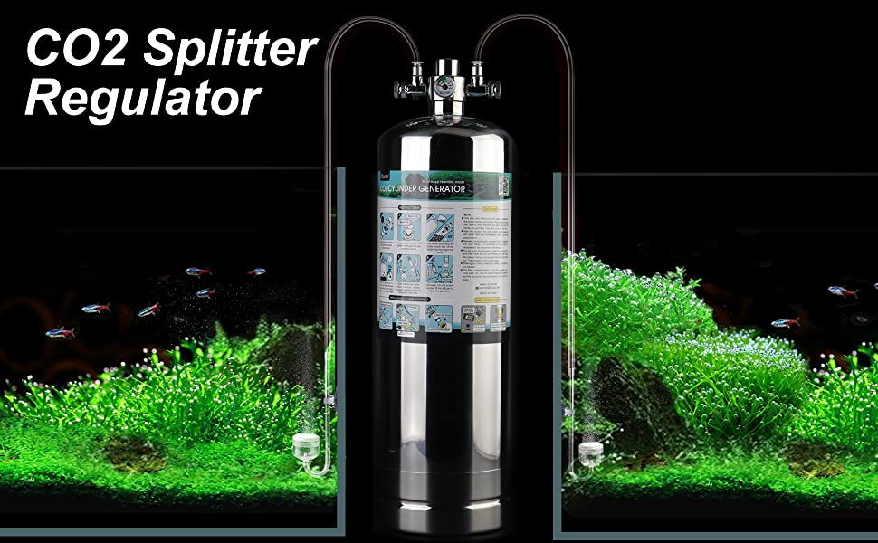 Clscea 5.5L CO2 Cylinder Generator CO2 System Kit 10 dual regulator