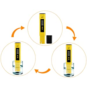 PH Meter for Water Hydroponics Digital PH Tester Pen 13 ph meter for water