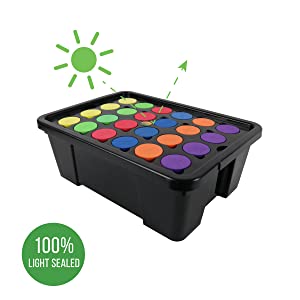 Psycloner Clone Machine, Hydroponics System, Cloner for Plant Cuttings 19 Light-Proof Reservoir of the 24 Site Psycloner