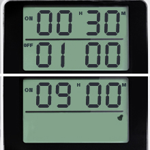 Digital Infinite Repeat Cycle Timer Plug with Countdown and 24 Hour Daily on-Off Programs for Electrical Outlets 25 Cycle Timer + Hour
