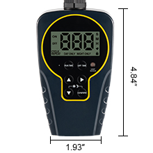 Techbee 1 s to 999 h Short/Long On-Off Interval Repeat Cycle Timer Plug Outlet with Countdown and Light Sensor, Waterproof for Outdoor (15A 3/4HP) 36 7
