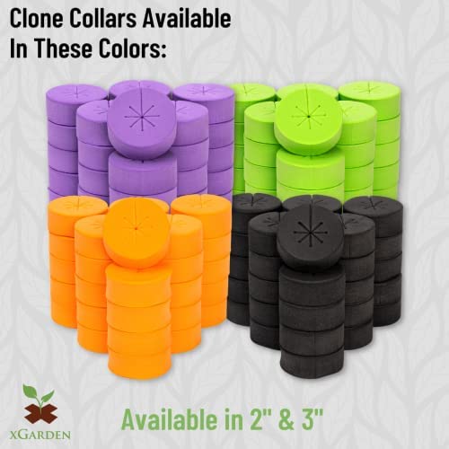 xGarden Neoprene Clone Collars - 120 Pack Cloning Collars, 2" Inch, Black - DIY Foam Cloner Inserts for Net Pots, Hydroponics, Aeroponics 5 xGarden Neoprene Clone Collars - 120 Pack Cloning Collars, 2" Inch, Black - DIY Foam Cloner Inserts for Net Pots, Hydroponics, Aeroponics - Image 5