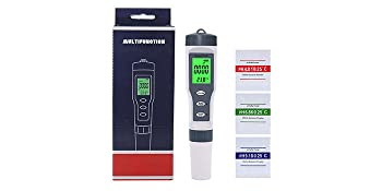 3 in 1 PH Meter with TDS/Temp Meter, TDS Water Tester ±0.05 PH High Accuracy with 0-14 PH Measurement Range for Drinking Water, Aquarium, Hydroponics 13 tds tester for water