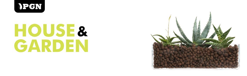 PGN Clay Pebbles for Hydroponic Growing - 10 Liters (4 Pounds) - Organic Expanded Clay Balls for Plants - PH Neutral Leca for Plants - Aquaponics and Hydroponics Supplies in a Resealable Storage Bag 19 pgn