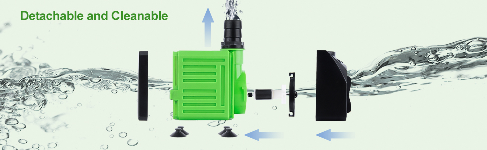 Aysoner Submersible Fountain Water Pump: 550GPH 30W Adjustable Ultra Quiet Small Pond Pump with 6ft Power Cord for Aquarium Fish Tank | Outdoor Waterfall | Statuary | Hydroponics 10 submersible_water_pump