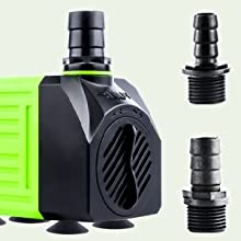Aysoner Submersible Fountain Water Pump: 550GPH 30W Adjustable Ultra Quiet Small Pond Pump with 6ft Power Cord for Aquarium Fish Tank | Outdoor Waterfall | Statuary | Hydroponics 16 aquarium pump