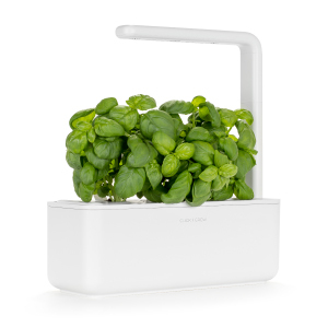 Click & Grow Indoor Herb Garden Kit with Grow Light | Smart Garden for Home Kitchen Windowsill | Easier Than Hydroponics Growing System | Vegetable Gardening Starter (3 Basil Pods Included), White 19 White indoor garden for growing herbs fruit vegetables flowers decorative plants and more