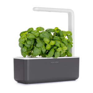 Click & Grow Indoor Herb Garden Kit with Grow Light | Smart Garden for Home Kitchen Windowsill | Easier Than Hydroponics Growing System | Vegetable Gardening Starter (3 Basil Pods Included), White 23 grey windowsill planter for living room or kitchen