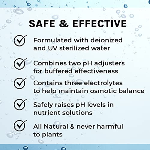 MICROBE LIFE HYDROPONICS pH Up Liquid Premium Buffering for pH Stability, Increases pH Levels When Nutrient pH is too Low, 32oz 4 MICROBE LIFE HYDROPONICS pH Up Liquid Premium Buffering for pH Stability, Increases pH Levels When Nutrient pH is too Low, 32oz - Image 4