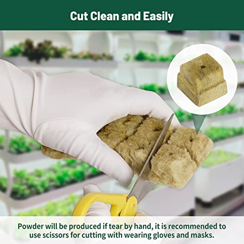 Jowlawn 1.5" Rockwool Cubes for Hydroponics - 2 Sheets Rockwool Grow Cubes for Rooting, Cuttings, Clone Plants, Starting Seeds, Ideal Rockwool for Hydroponic Growing (98 Plugs in Total) 4 Jowlawn 1.5" Rockwool Cubes for Hydroponics - 2 Sheets Rockwool Grow Cubes for Rooting, Cuttings, Clone Plants, Starting Seeds, Ideal Rockwool for Hydroponic Growing (98 Plugs in Total) - Image 4