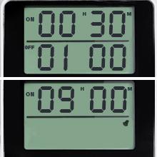 Techbee Indoor Digital Infinite Repeat Cycle Intermittent Outlet Timer Plug 24 Hour Programmable Timed Electrical Power Switch with Countdown Delay on Off Function for Lights and Appliances (2 Pack) 24 6