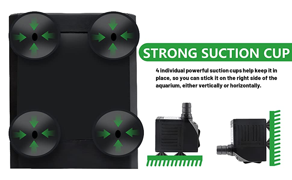Yochaqute Aquarium Submersible Water Pump: 550GPH 30W Quiet Mini Adjustable with 6ft Power Cord for Hydroponics | Garden Waterfall | Pond | Fish Tank| Fountain 17 small pond pump