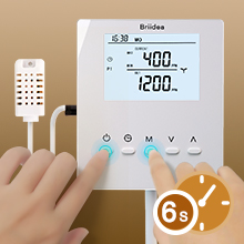 CO2 Controller, Briidea Day and Night Programmable CO2 Controller and Monitor for Greenhouses, Remote CO2 Sensor 19 3
