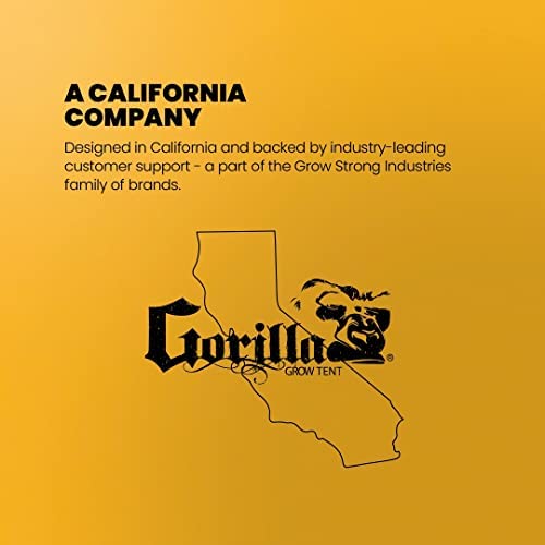 Gorilla Clone Tent | Complete Reflective Hydroponic Grow Tent for Seedlings and Cloning Plants, with Windows, Double-Cinching Ducts, and Micro-Mesh Pre-Filters (24" x 24" x 32") 7 Gorilla Clone Tent | Complete Reflective Hydroponic Grow Tent for Seedlings and Cloning Plants, with Windows, Double-Cinching Ducts, and Micro-Mesh Pre-Filters (24" x 24" x 32") - Image 7