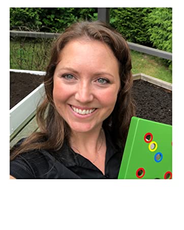 Seeding Square – Seed Sowing Template for Maximum Harvest - Square Foot Gardening Tool Kit – Includes: Color Coded Seed Spacer & Magnetic Seed Dibber/Seed Ruler/Seed Spoon & Vegetable Planting Guide 13 Jen, the inventor of Seeding Square