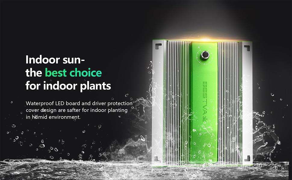 BESTVA Dimmable Pro4000W LED Grow Light Built in High Yield Diodes and MeanWell Driver Full Spectrum Grow Lamp for 4x4ft Coverage Greenhouse Hydroponic Indoor Plants Veg and Flower 11 Dimmable LED Grow Light