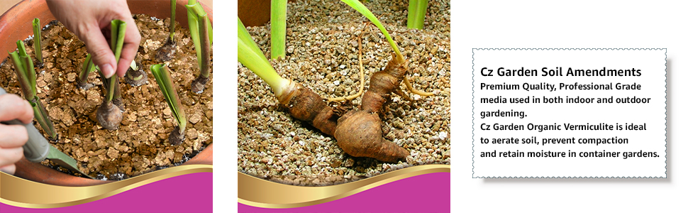 Organic Coarse Vermiculite - Made in USA for All Indoor/Outdoor Plants & Organic Gardens - Horticultural Soil Amendment Additive Conditioner Grow Media for Hydroponics, Mushroom Cultivation and more! 18 vermiculite uses