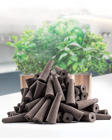 60 Pack Replacement Grow Sponges, Seed Pod Kit Seed Starter Pods Hydroponics Sponges Grow Sponges for Hydroponics Root Growth Sponges Refill Pods for Hydroponic Growing System Indoor Garden, Square 14 grow sponges for hydroponics