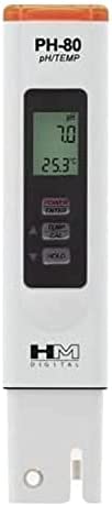 HM Digital PH-80 pH Meter Waterproof PH80 Tester HydroTester 1 hydroponic ph tester
