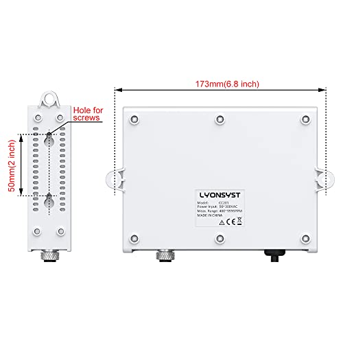 Lyonsyst CC201 CO2 Monitor and Controller with 15ft Remote Sensor for Indoor Garden and hydroponics Grow System,Digital co2 Controller for Grow Room 3 Lyonsyst CC201 CO2 Monitor and Controller with 15ft Remote Sensor for Indoor Garden and hydroponics Grow System,Digital co2 Controller for Grow Room - Image 3