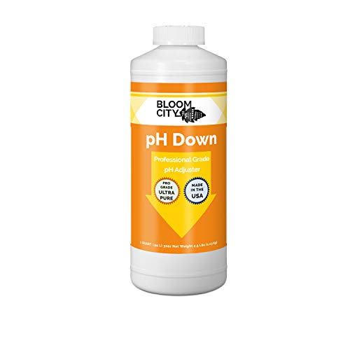 Bloom City Professional pH Down Liquid Fertilizer, Quart (32 oz) 1 hydroponic ph down