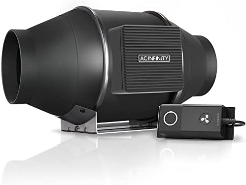 AC Infinity CLOUDLINE S4, Quiet 4” Inline Duct Fan with Speed Controller, EC Motor - Ventilation Exhaust Fan for Heating Cooling Booster, Grow Tents, Hydroponics 1 hydroponic co2 kit