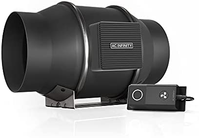AC Infinity CLOUDLINE S6, Quiet 6” Inline Duct Fan with Speed Controller, EC Motor - Ventilation Exhaust Fan for Heating Cooling Booster, Grow Tents, Hydroponics 1 hydroponic co2 kit