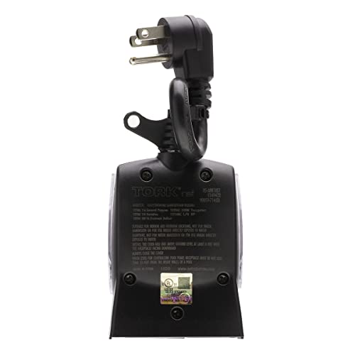 NSI TORK 602b Mechanical Outdoor Plug-in Timer, 2 Outlets, Grounded/Outdoor Lighting Timer 15-Amp 24-Hour Mechanical Plug-In General Purpose Timer with 6 1/2-Inch Cord - Multiple On/Off Settings 3 NSI TORK 602b Mechanical Outdoor Plug-in Timer, 2 Outlets, Grounded/Outdoor Lighting Timer 15-Amp 24-Hour Mechanical Plug-In General Purpose Timer with 6 1/2-Inch Cord - Multiple On/Off Settings - Image 3