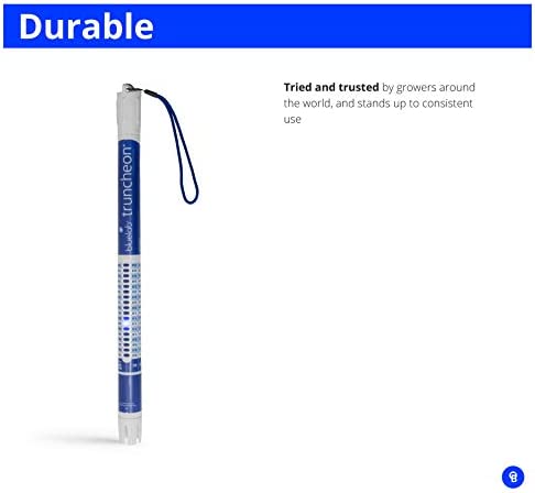 Bluelab TRUNV2 Truncheon Nutrient Meter, Digital Conductivity Tester in Water (Scales Include: EC, 500, ppm 700, CF, TDS) Tool for Hydroponic System and Indoor Plant Grow, White 2 Bluelab TRUNV2 Truncheon Nutrient Meter, Digital Conductivity Tester in Water (Scales Include: EC, 500, ppm 700, CF, TDS) Tool for Hydroponic System and Indoor Plant Grow, White - Image 2