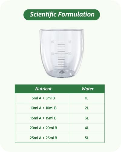 Plant Food Hydroponic Nutrients Supplies: Hydroponics Growing System General A&B Water Soluble Solid Fertilizer for Vegetables Fruits Flowers Thrive - Indoor Herb Garden Plants Accessories 5 Plant Food Hydroponic Nutrients Supplies: Hydroponics Growing System General A&B Water Soluble Solid Fertilizer for Vegetables Fruits Flowers Thrive - Indoor Herb Garden Plants Accessories - Image 5
