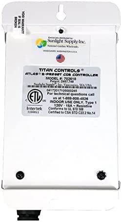 Titan Controls Atlas 2 - Preset CO₂ Monitor/Controller 7 Titan Controls Atlas 2 - Preset CO₂ Monitor/Controller - Image 7