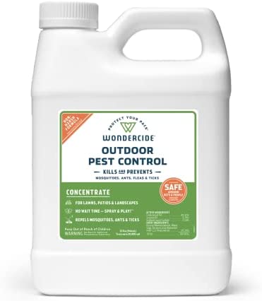 Wondercide - EcoTreat Outdoor Pest Control Spray Concentrate with Natural Essential Oils - Mosquito, Ant, Roach, and Insect Killer, Treatment, and Repellent - Safe for Pets, Plants, Kids - 32 oz 1 hydroponic pest control