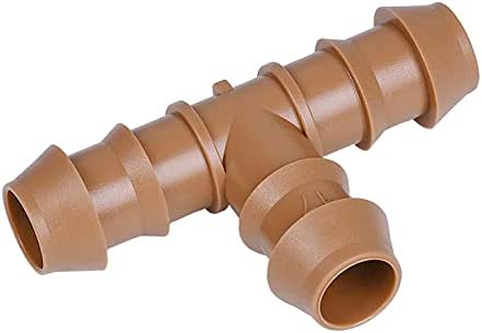 JAYEE 24P Drip Irrigation Fittings Kit for 1/2" Tubing (.600 ID), 17mm Parts- 6 Tees, 6 Couplings, 6 Elbows,6 End Cap Plugs- Barded Connectors for Rain Bird Pipe and Sprinkler Systems (24 Pieces Set) 5 JAYEE 24P Drip Irrigation Fittings Kit for 1/2" Tubing (.600 ID), 17mm Parts- 6 Tees, 6 Couplings, 6 Elbows,6 End Cap Plugs- Barded Connectors for Rain Bird Pipe and Sprinkler Systems (24 Pieces Set) - Image 5