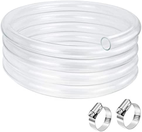 3/8" ID 1/2" OD Clear Vinyl Tubing – 10 Feet 1 hydroponic tubing and fittings