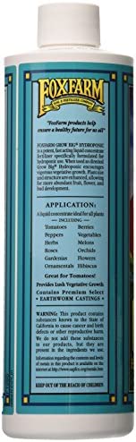 Fox Farm FX14094 Grow Big Hydro Liquid Concentrate, 1 Pint Fertilizer 3 Fox Farm FX14094 Grow Big Hydro Liquid Concentrate, 1 Pint Fertilizer - Image 3