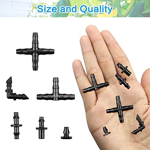 295 Pcs Drip Irrigation Fittings Kit for 1/4" Tubing 3 295 Pcs Drip Irrigation Fittings Kit for 1/4" Tubing - Image 3