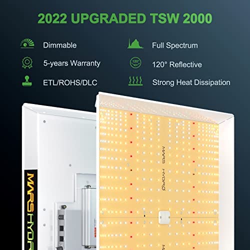 MARS HYDRO 4x4 Grow Tent Kit Complete System TSW2000 Dimmable Light 48"x48"x80" 1680D Hydroponics Growing Tent Indoor Grow Tent Kit with Upgraded 6" Ventilation Kit 684pcs LED 3 MARS HYDRO 4x4 Grow Tent Kit Complete System TSW2000 Dimmable Light 48"x48"x80" 1680D Hydroponics Growing Tent Indoor Grow Tent Kit with Upgraded 6" Ventilation Kit 684pcs LED - Image 3