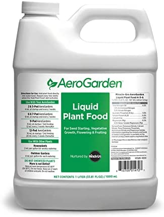 AeroGarden Liquid Nutrients (1 Liter) 1 hydroponic nutrients