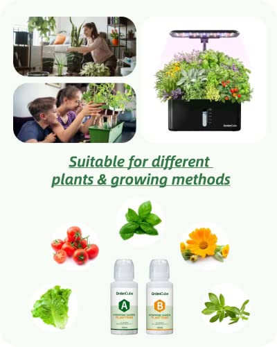 Plant Food Hydroponic Nutrients Supplies: Hydroponics Growing System General A&B Water Soluble Solid Fertilizer for Vegetables Fruits Flowers Thrive - Indoor Herb Garden Plants Accessories 4 Plant Food Hydroponic Nutrients Supplies: Hydroponics Growing System General A&B Water Soluble Solid Fertilizer for Vegetables Fruits Flowers Thrive - Indoor Herb Garden Plants Accessories - Image 4