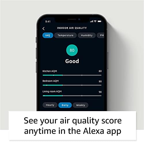 Amazon Smart Air Quality Monitor – Know your air, Works with Alexa– A Certified for Humans Device 4 Amazon Smart Air Quality Monitor – Know your air, Works with Alexa– A Certified for Humans Device - Image 4