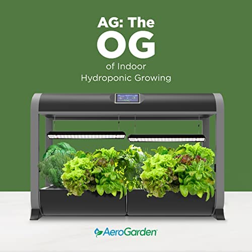 AeroGarden Farm 24Basic with Salad Bar Seed Pod Kit - Indoor Garden with LED Grow Light, Black 2 AeroGarden Farm 24Basic with Salad Bar Seed Pod Kit - Indoor Garden with LED Grow Light, Black - Image 2