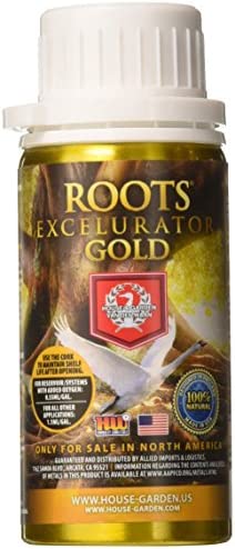 House & Garden HGC749608 Roots Excelurator Gold Hydroponic Cloning Solution, 100 mL 1 hydroponic cloning solution
