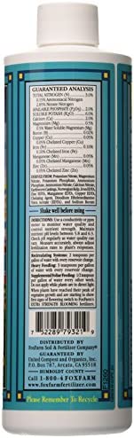 Fox Farm FX14094 Grow Big Hydro Liquid Concentrate, 1 Pint Fertilizer 2 Fox Farm FX14094 Grow Big Hydro Liquid Concentrate, 1 Pint Fertilizer - Image 2
