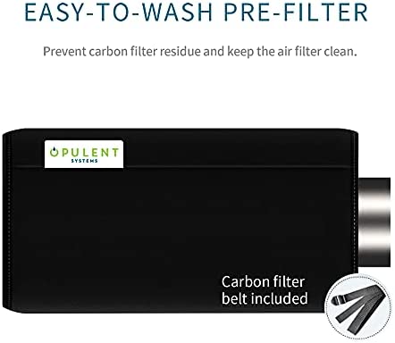 OPULENT SYSTEMS 8 Inch Air Carbon Filter Odor Control with Premium Australian Virgin Charcoal, for Inline Duct Fan, Grow Tent, Hydroponics and Odor Scrubber with Pre-Filter, 1 Pair hanger 4 OPULENT SYSTEMS 8 Inch Air Carbon Filter Odor Control with Premium Australian Virgin Charcoal, for Inline Duct Fan, Grow Tent, Hydroponics and Odor Scrubber with Pre-Filter, 1 Pair hanger - Image 4