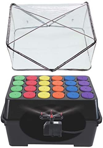 HORTIPOTS Aeroponic Cloner Machine 24 Site for Cuttings Rooting Using 2 inch Neoprene Inserts or 2 inch Clone Collars 6 HORTIPOTS Aeroponic Cloner Machine 24 Site for Cuttings Rooting Using 2 inch Neoprene Inserts or 2 inch Clone Collars - Image 6