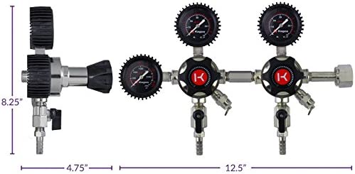 Kegco 3PLHU5DB CO2 Regulator, Two Product, Chrome 5 Kegco 3PLHU5DB CO2 Regulator, Two Product, Chrome - Image 5
