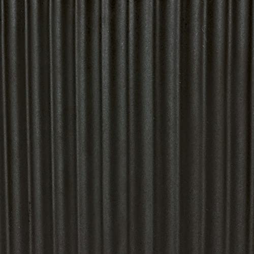 Amazon Basics Fluted Ceramic Planter, 8-Inch, Black 4 Amazon Basics Fluted Ceramic Planter, 8-Inch, Black - Image 4