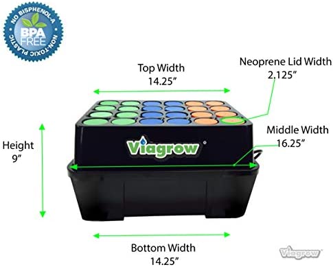 Viagrow® VCLN24 Clone Machine 24 Site Aeroponic Hydroponic System 6 Viagrow® VCLN24 Clone Machine 24 Site Aeroponic Hydroponic System - Image 6
