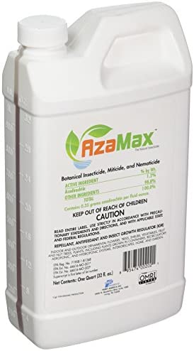 General Hydroponics GH2021 Azamax Antifeedant and Insect Growth Regulator, Quart 1 hydroponic pest control