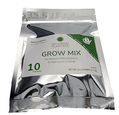 Go Grow Hydroponic Nutrients for All Veggies, Leafy Greens, Herbs and Flowers 1 Gallon - 10 Pack (10 Gallons) 2 Go Grow Hydroponic Nutrients for All Veggies, Leafy Greens, Herbs and Flowers 1 Gallon - 10 Pack (10 Gallons) - Image 2